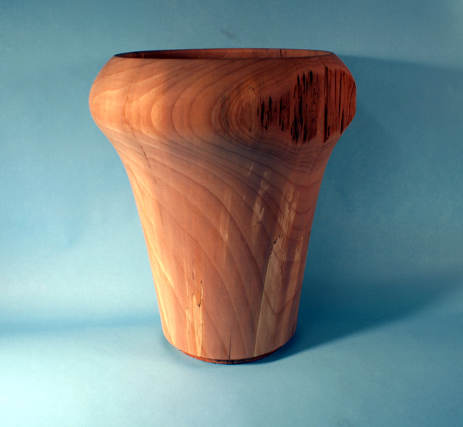 Vase, Red Alder, Unfinished